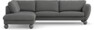 Madison - 3-sits soffa med divan vänster - Grå