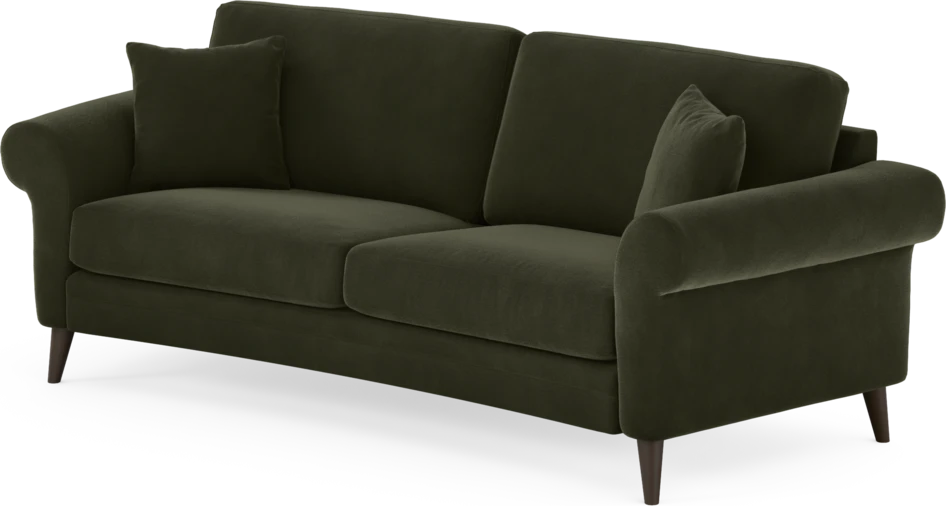 Eden - 2,5-sits soffa svängd - Grön