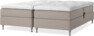 Delux Sense - Ställbar säng, dubbelsäng med bäddmadrass - Beige