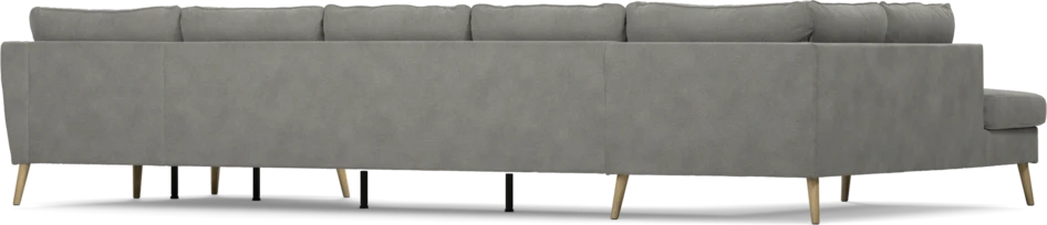 County - 4-sits soffa med divan vänster och schäslong höger - Grå