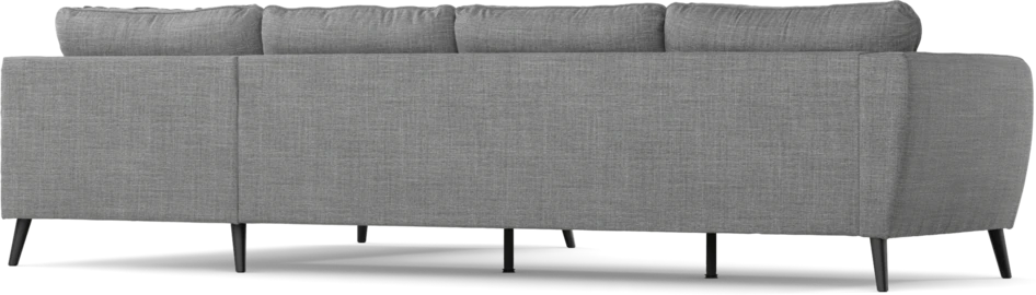 County - 3-sits soffa med divan höger - Grå