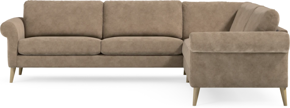 Bridge - Hörnsoffa, 3+3-sits - Beige