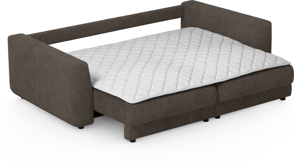 Amie - Bäddsoffa 3-sits - Brun