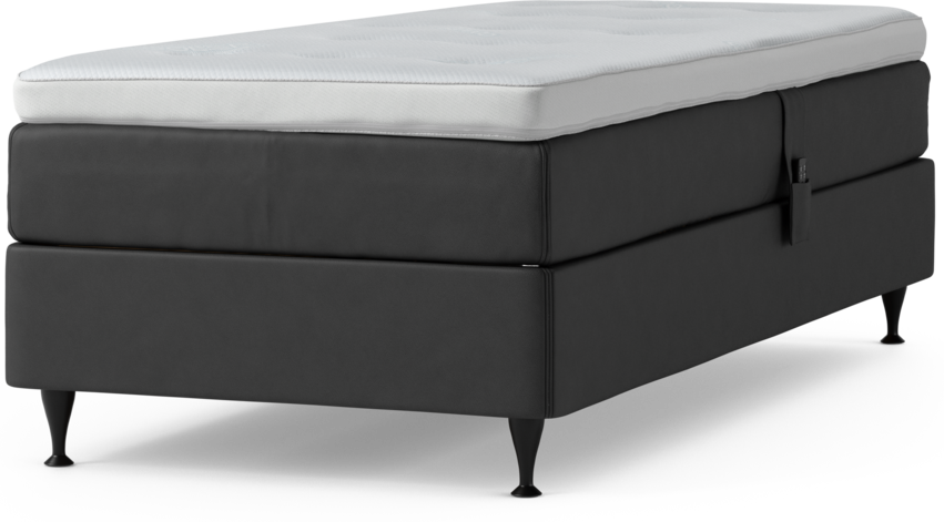 Delux Sense - Ställbar säng, enkelsäng med bäddmadrass och sängben