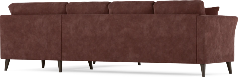 Eden - Hörnsoffa, 3+2-sits - Röd