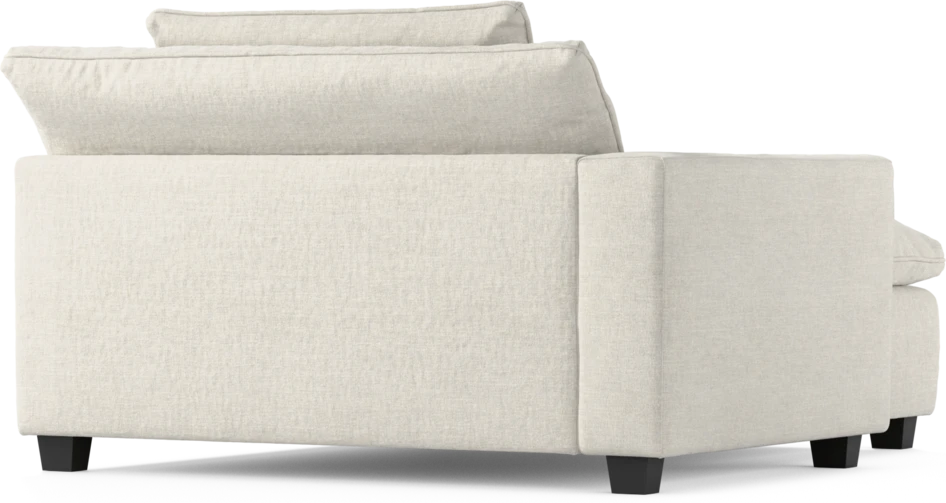 Bellora - Schäslong XL med armstöd vänster - Vit