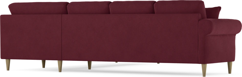 Eden - Hörnsoffa, 3+3-sits - Röd