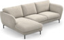 Madison Lux - 2-sits soffa med schäslong vänster - Beige