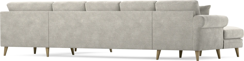 Eden - 3-sits soffa med schäslong vänster och divan höger - Grå