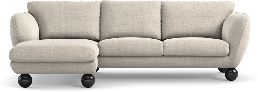 Madison Lux - 2-sits soffa med schäslong vänster - Beige