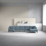 County - 4-sits soffa med schäslong vänster och divan höger - Blå