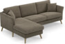 Eden - 2,5-sits soffa med schäslong - Beige