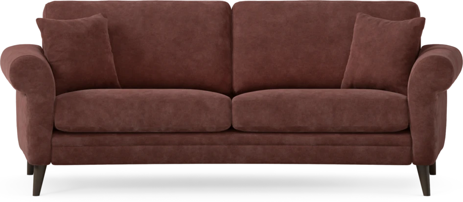 Eden - 2,5-sits soffa svängd - Röd