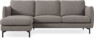 Madison Lux - 2-sits soffa med schäslong vänster - Beige