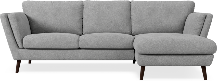 Madison Lux - 2-sits soffa med schäslong höger - Vit