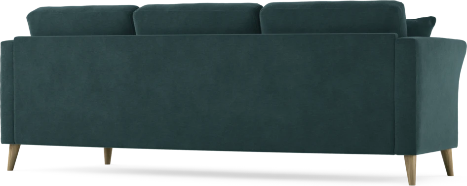 Eden - 3-sits soffa svängd - Blå