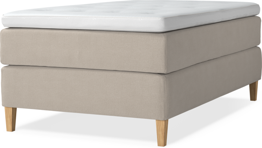 Delux Exclusive - Kontinentalsäng, enkelsäng 120 cm med bäddmadrass