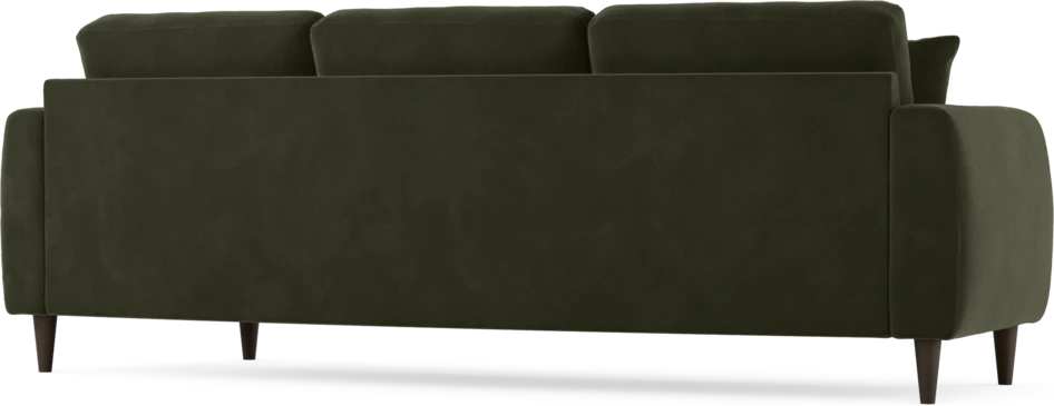 Eden - 3-sits soffa svängd - Grön