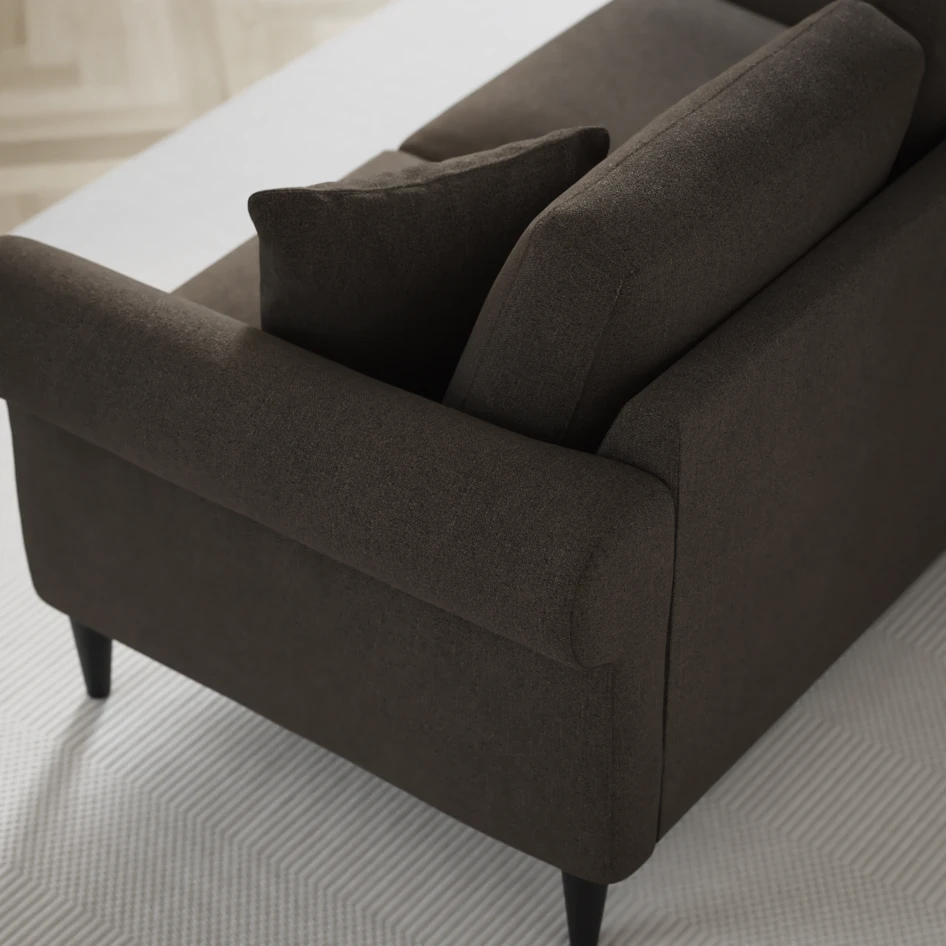 Eden - 2,5-sits soffa - Brun
