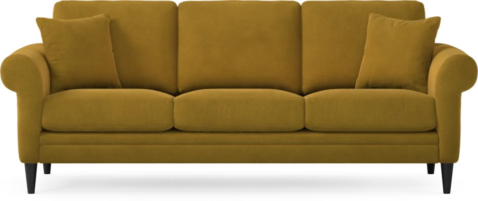 Eden - 3-sits soffa - Gul