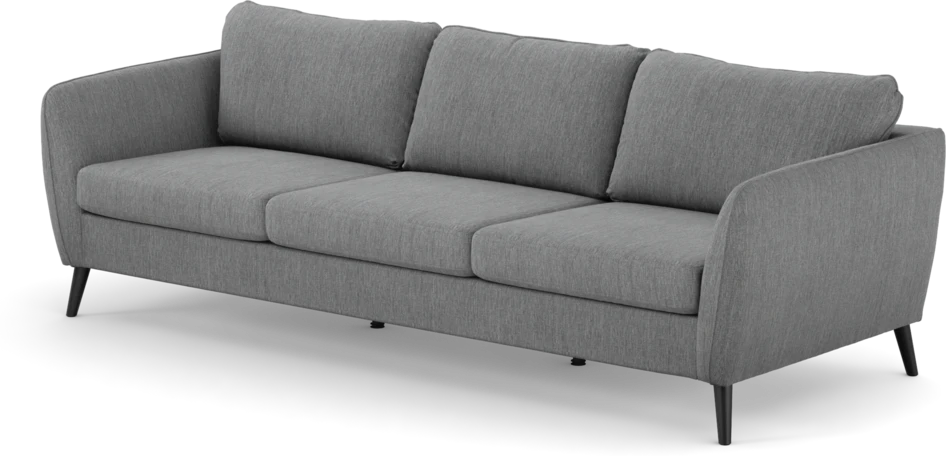 County - 3-sits soffa - Grå
