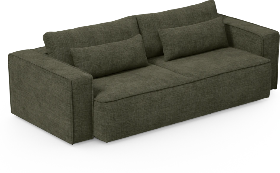 Ide - Bäddsoffa 3-sits - Grön