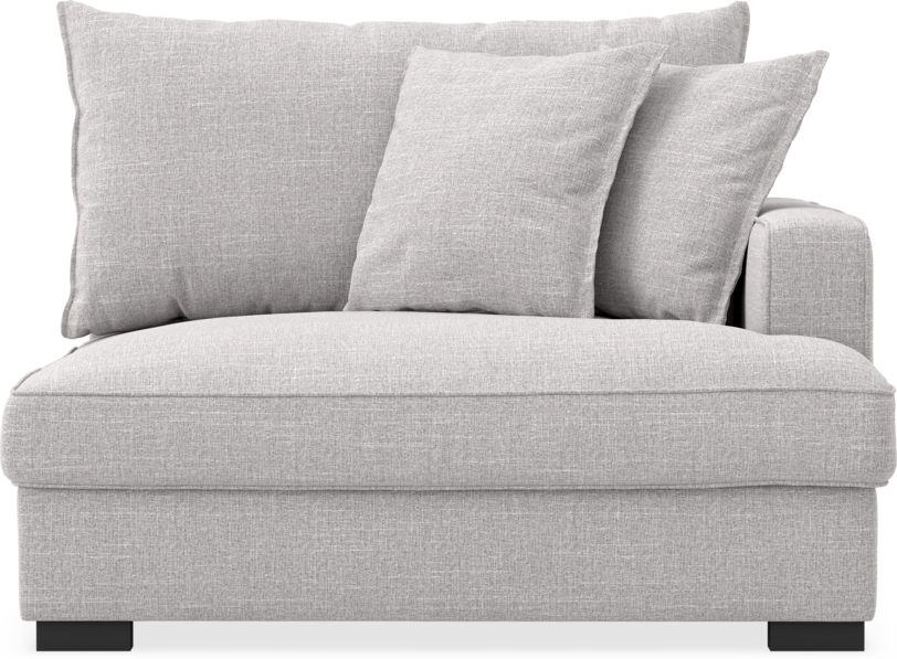 Rossi - 1,5-sits med armstöd höger - Grå