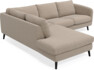 Madison - 2-sits soffa med divan vänster - Beige