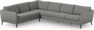 County - Hörnsoffa, 2+3-sits - Grå