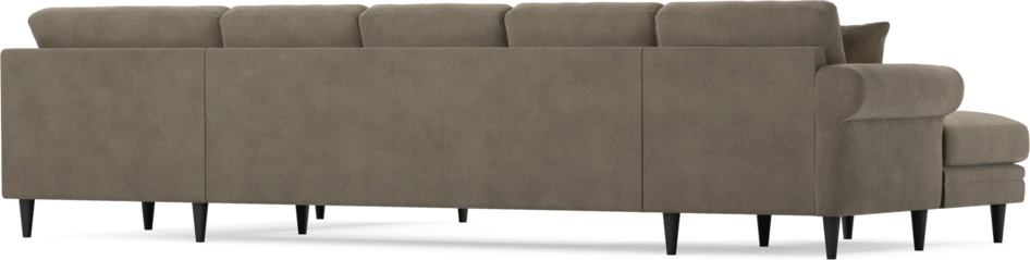 Eden - 3-sits soffa med schäslong vänster och divan höger - Beige