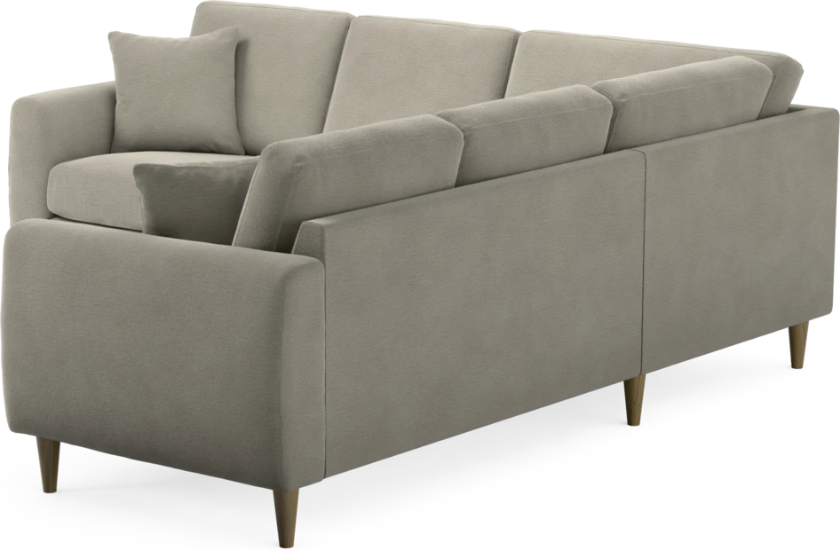 Eden - Hörnsoffa, 2+2-sits - Brun