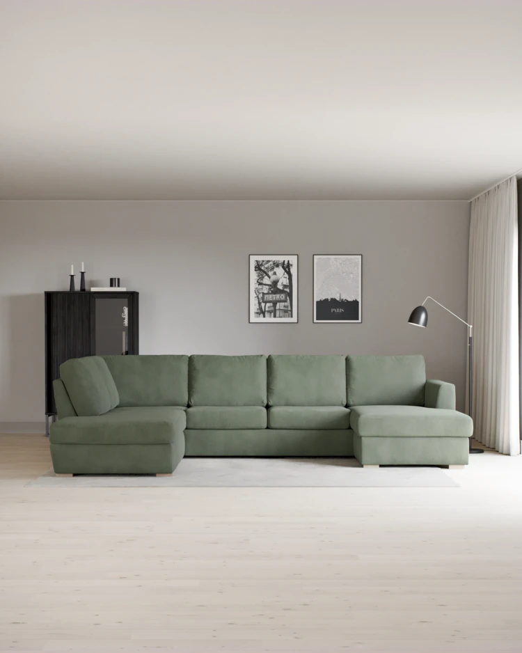 Friday - 3-sits soffa med divan vänster och schäslong höger - inspiration