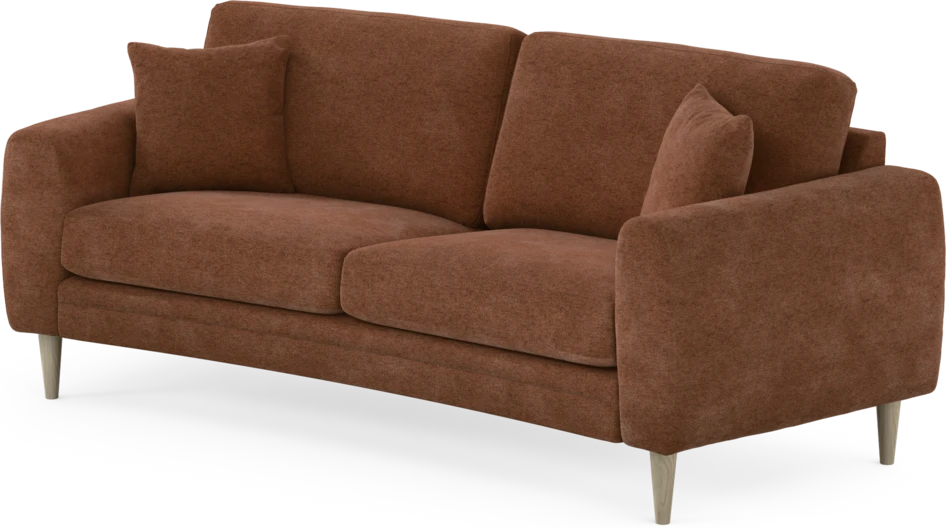 Eden - 2,5-sits soffa svängd - Orange
