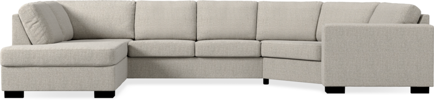 Nevada - 2-sits soffa med divan vänster och cosy hörn höger - Beige