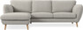 Madison Lux - 2-sits soffa med schäslong vänster - Grå