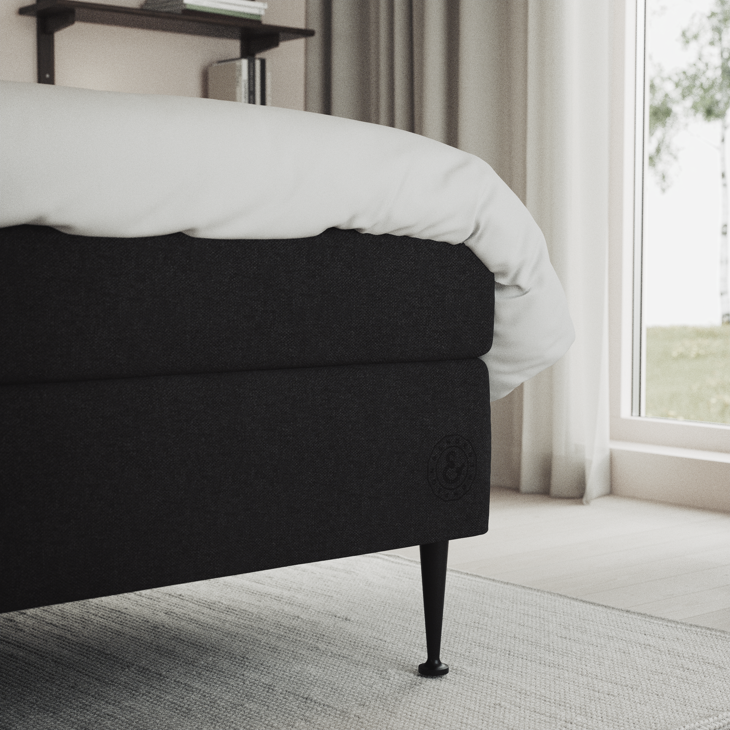 Asperö Comfort - Kontinentalsäng, dubbelsäng med bäddmadrass Comfort och sängben - inspiration