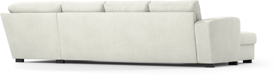 Friday - 3-sits soffa med schäslong vänster och divan höger - Vit