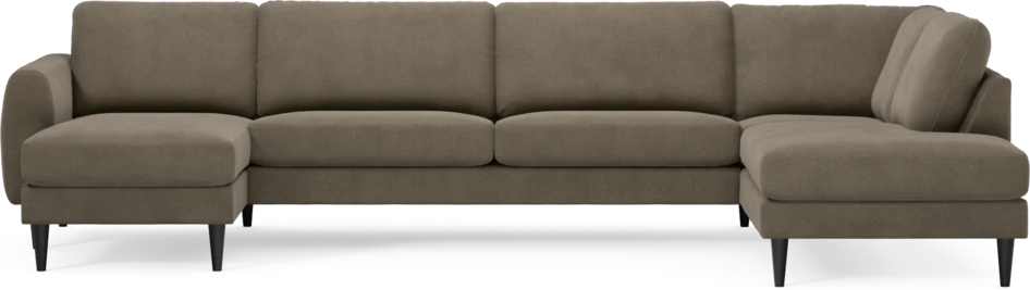 Bridge - 3-sits soffa med schäslong vänster och divan höger - Beige