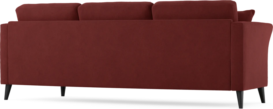 Eden - 3-sits soffa svängd - Röd