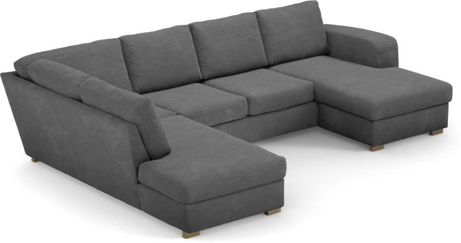 Friday - 3-sits soffa med divan vänster och schäslong höger - Grå