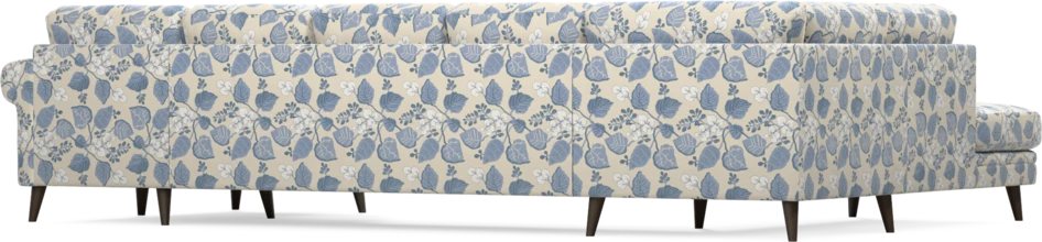 Eden - 3-sits soffa med divan vänster och schäslong höger - Flerfärgad