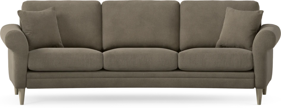 Eden - 3-sits soffa svängd - Beige
