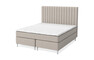Sleep Delux - Kontinentalsäng, dubbelsäng med bäddmadrass Sense Delux - Beige