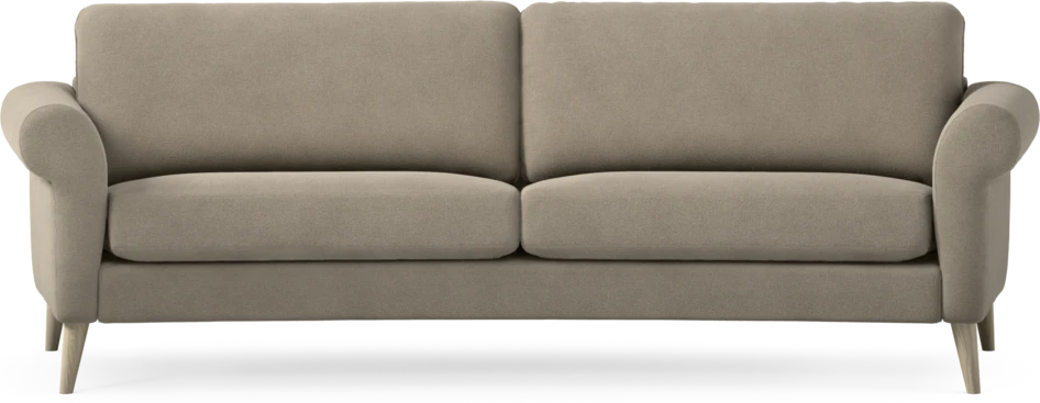 Bridge - 3-sits soffa svängd - Beige
