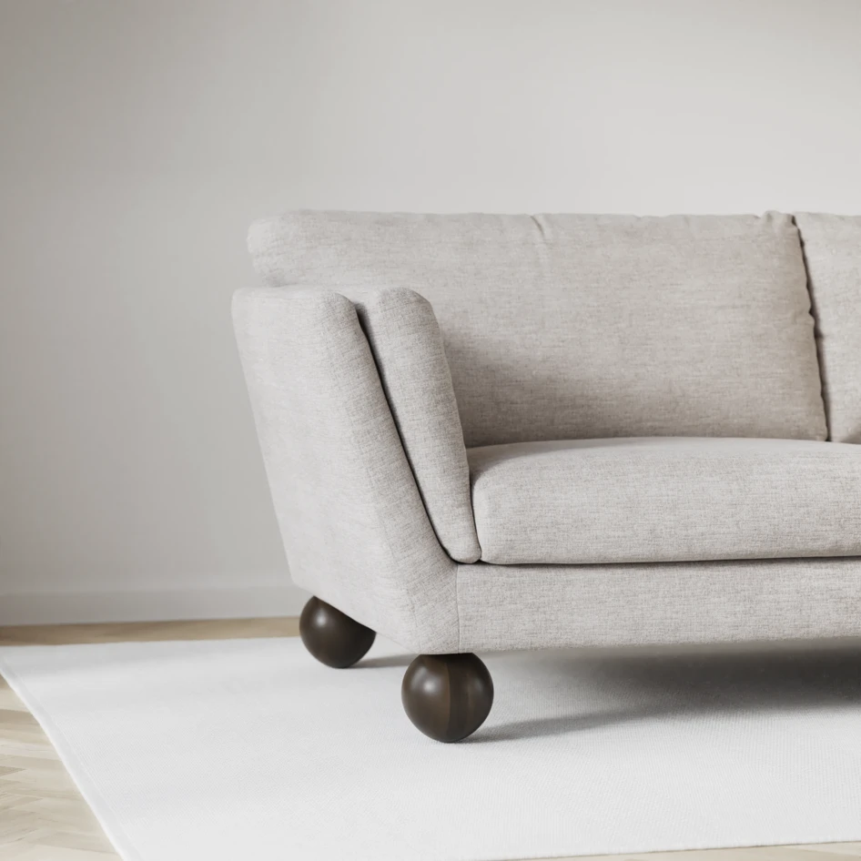 Madison Lux - Hörnsoffa med schäslong höger - Beige