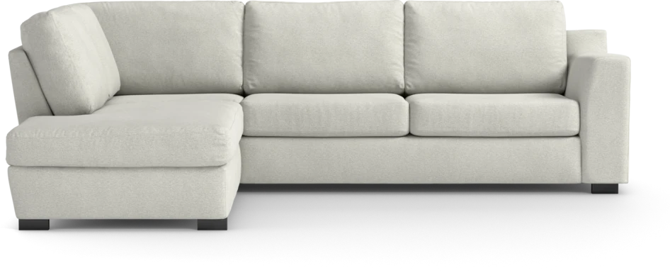 Friday - 2,5-sits soffa med divan vänster - Vit
