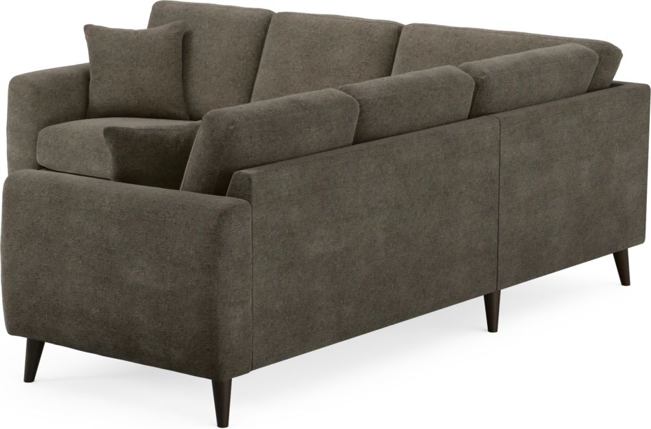 Eden - Hörnsoffa, 2+2-sits - Brun