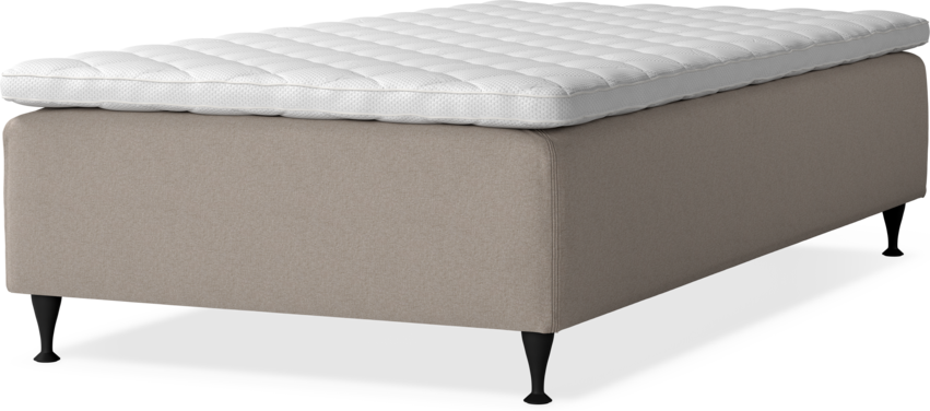 Delux Dream - Ramsäng, enkelsäng med bäddmadrass - Beige