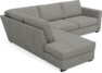Friday - 2,5-sits soffa med divan vänster - Grå