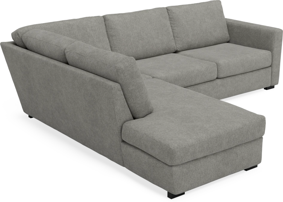 Friday - 2,5-sits soffa med divan vänster - Grå